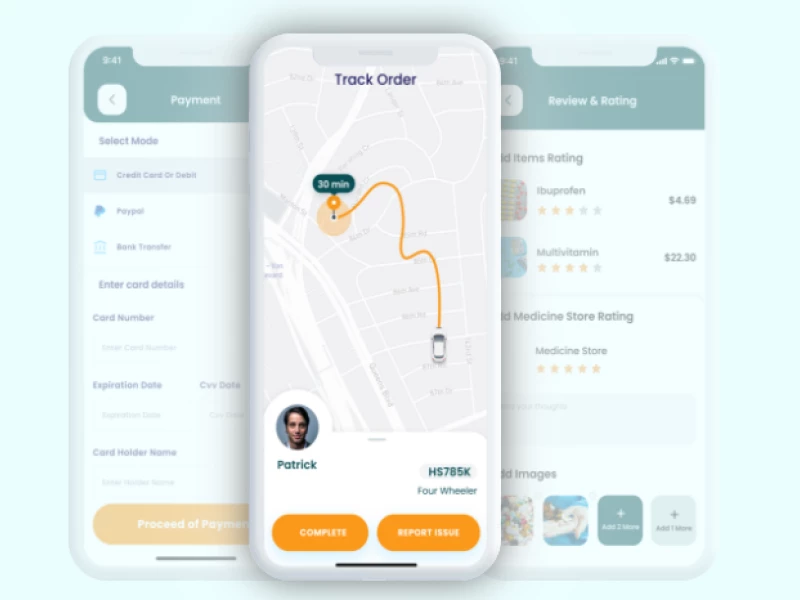 Medicine Delivery App Design
