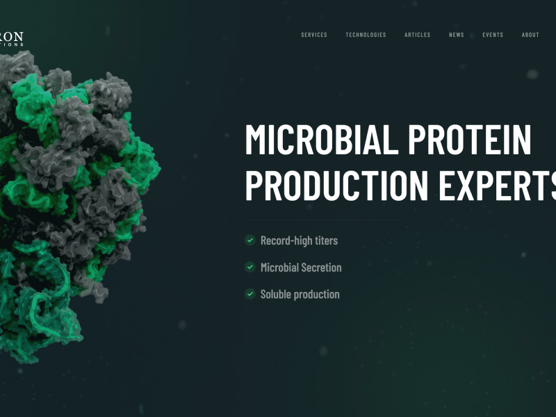 Vectron Biosolutions Website Design