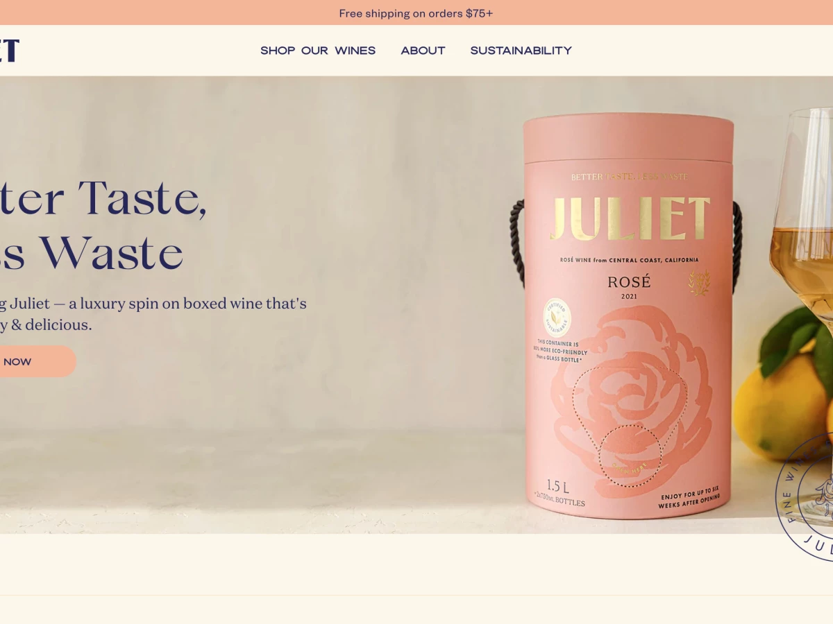 Juliet Website Design