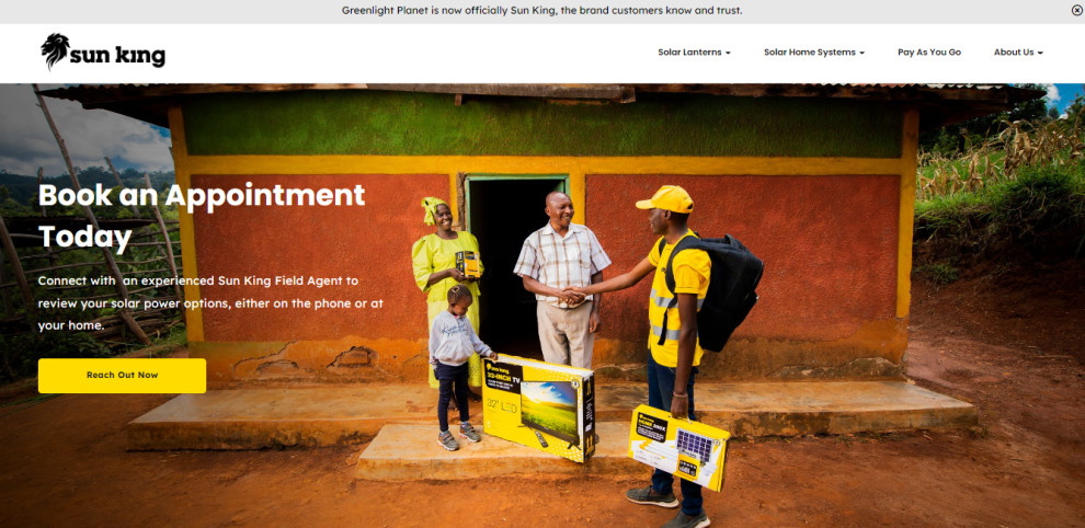 Sun King Web Design by Huemor