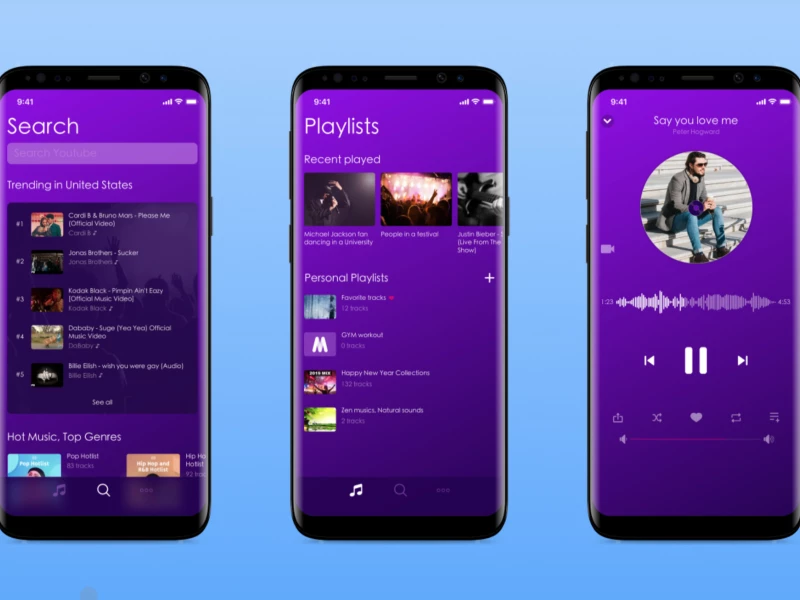 Music Pro App Design