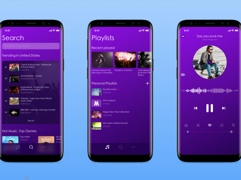 Music Pro App Design
