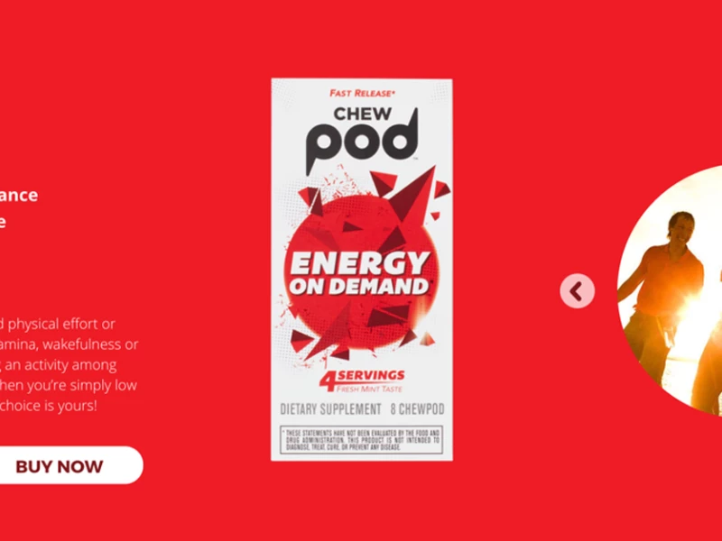 Chewpod Colorful Website Design