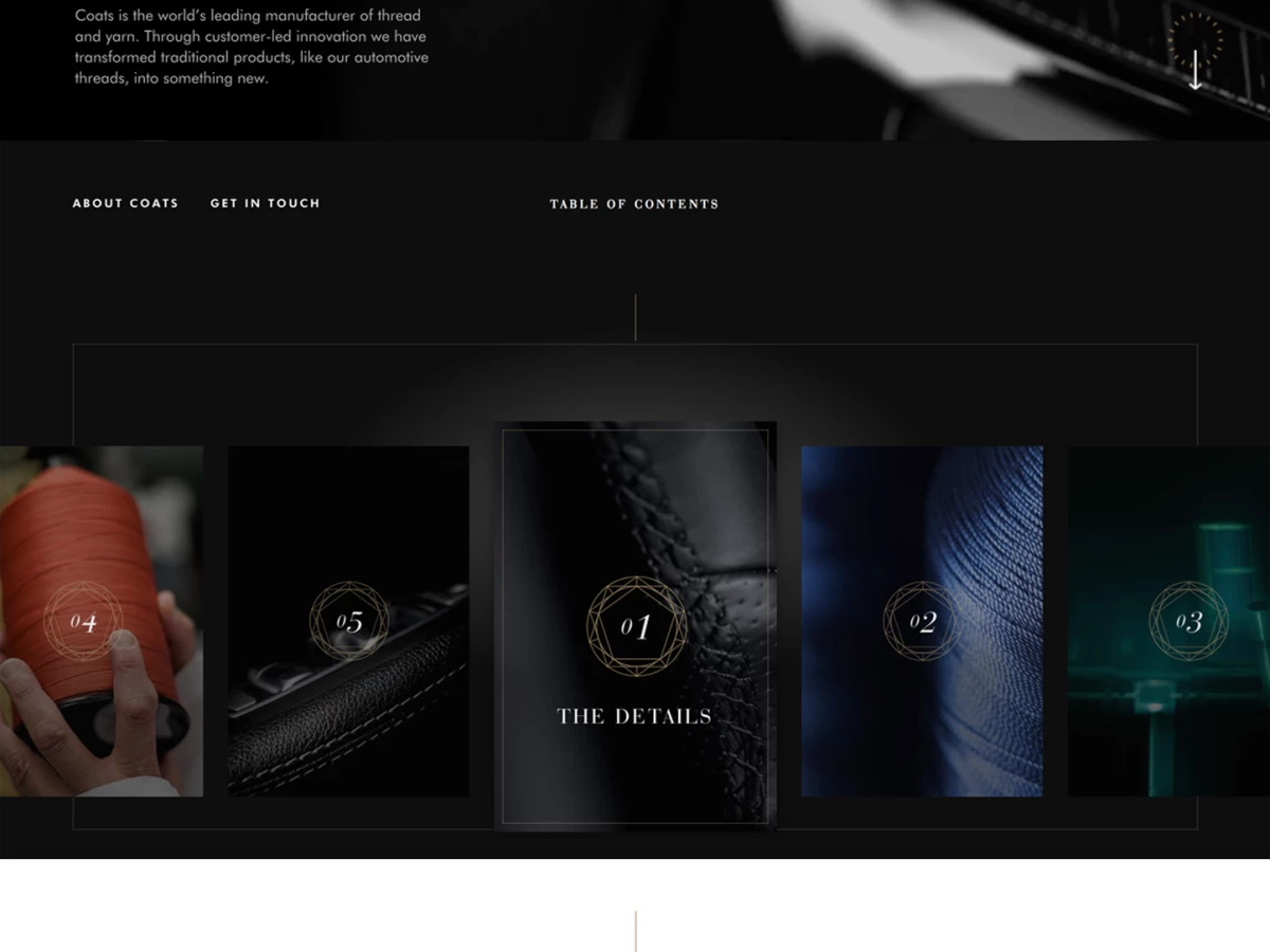 Coats Beautiful Homepage