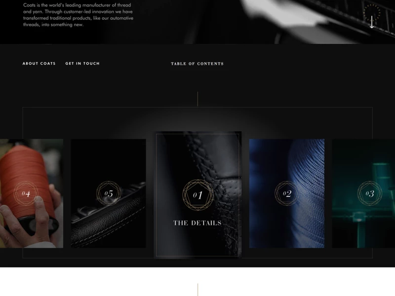Coats Beautiful Website Design