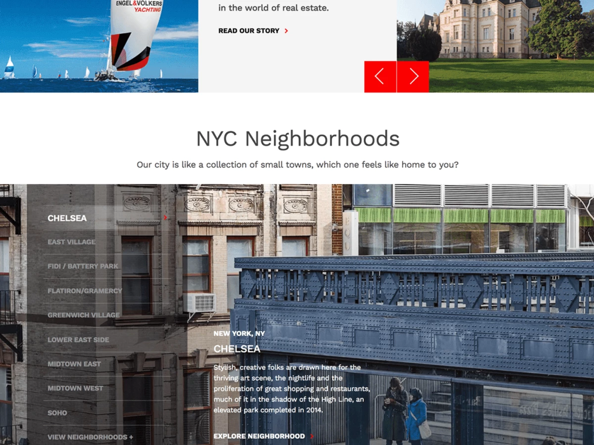 Engel & Volkers Professional Homepage