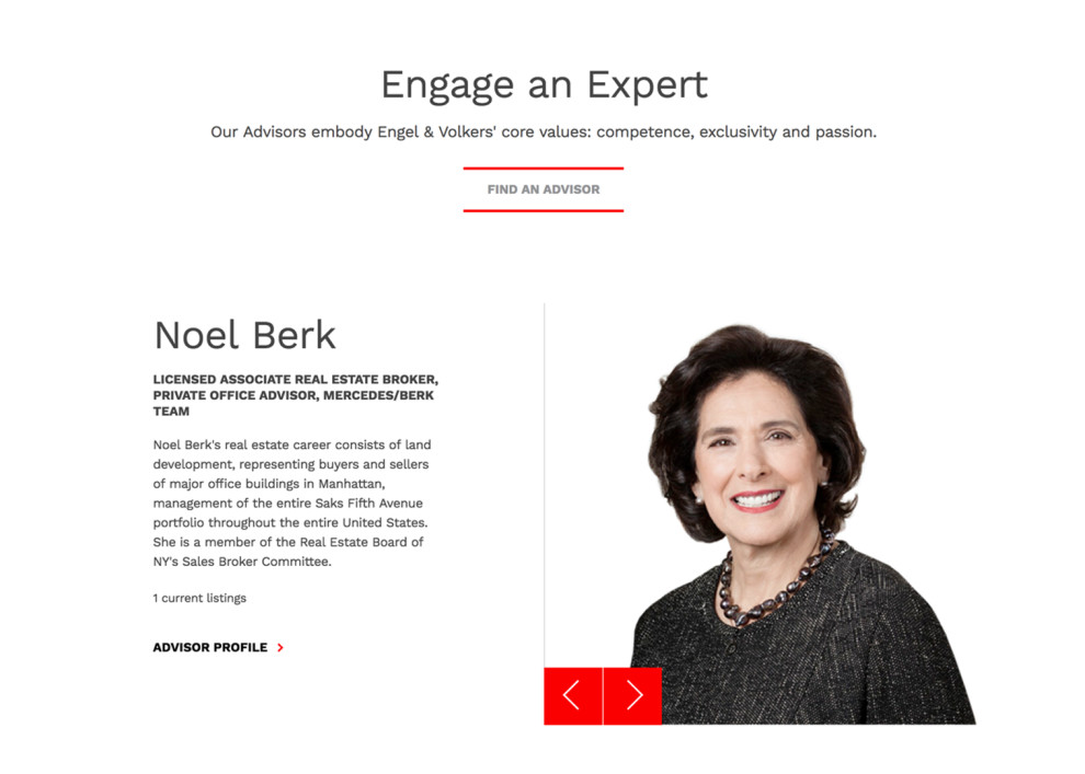 Engel & Volkers Professional About Page