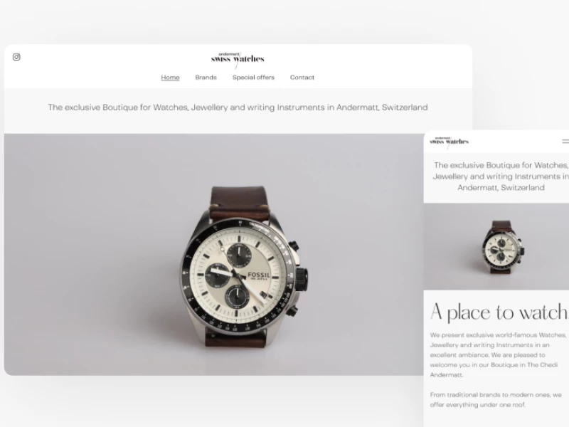 Andermatt Website Design