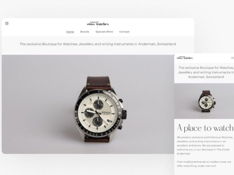 Andermatt Website Design