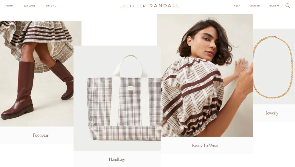 Loeffler Randall Website Design Analysis DesignRush