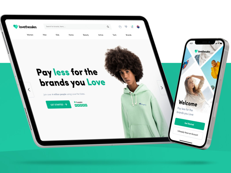 Lovethesales Website Design