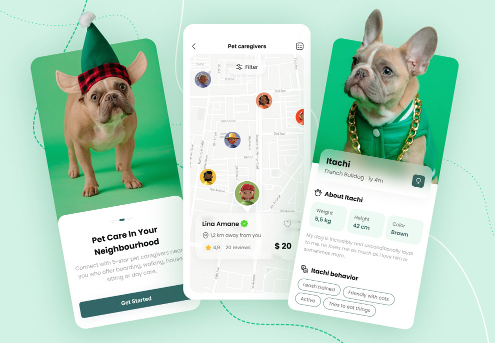 Pet Booking App Design