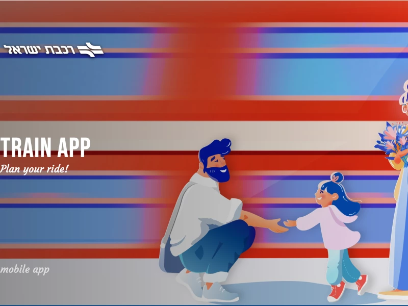 Israel Railways App Design