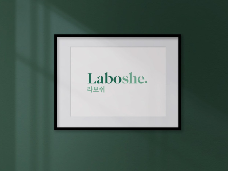 Laboshe Logo Design by Rebase Design