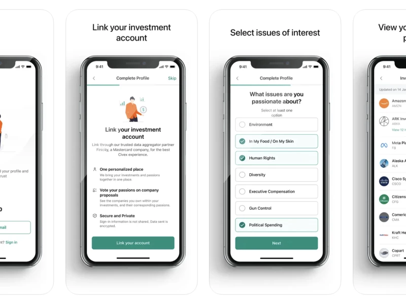 Civex App Design