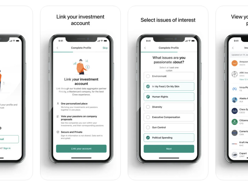 Civex App Design