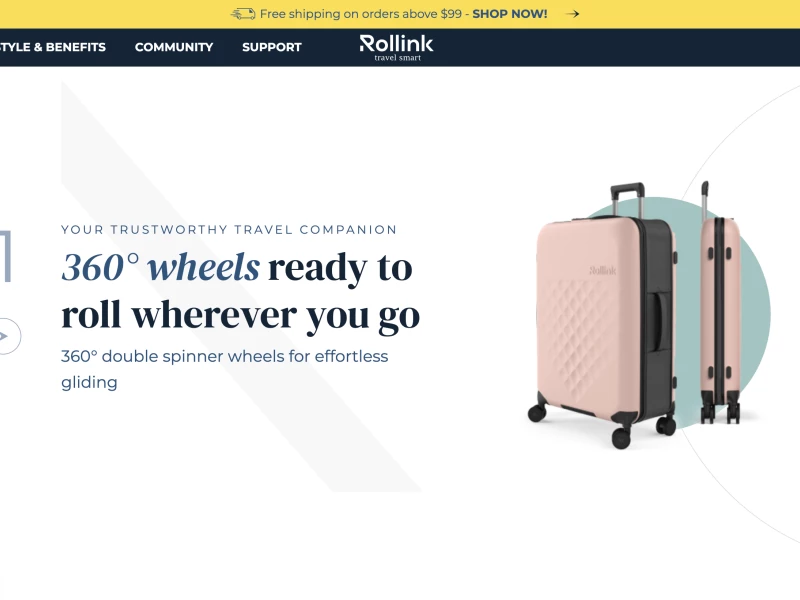 Rollink's Website Design