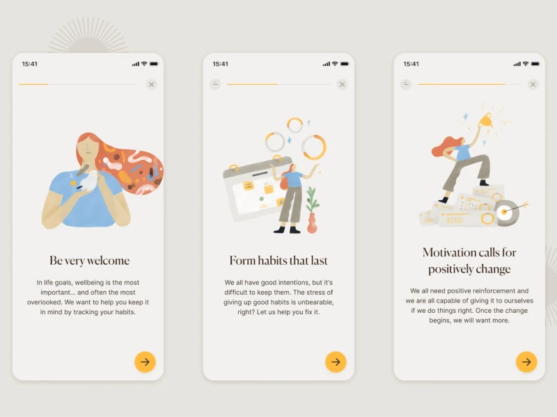 Habits’ App Design