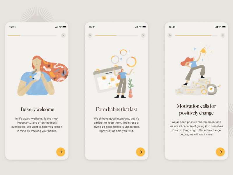 Habits’ App Design