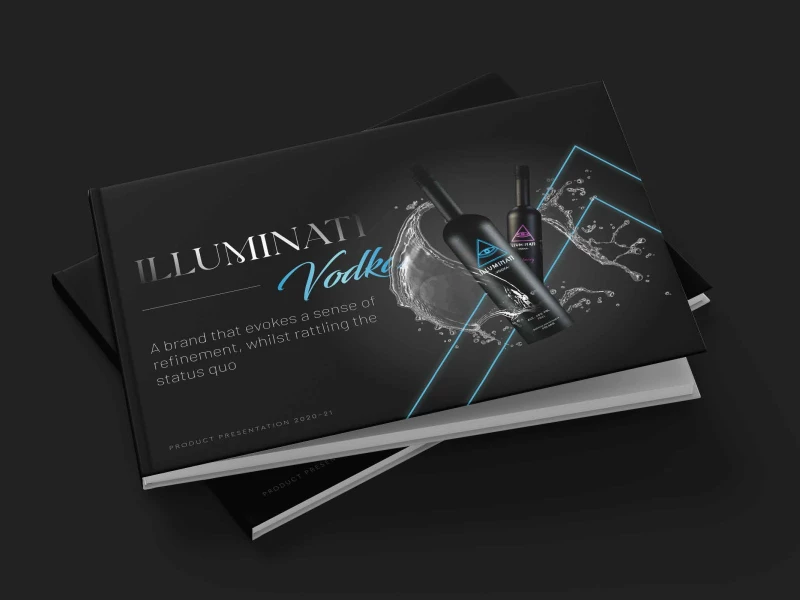Illuminati Vodka Print Design