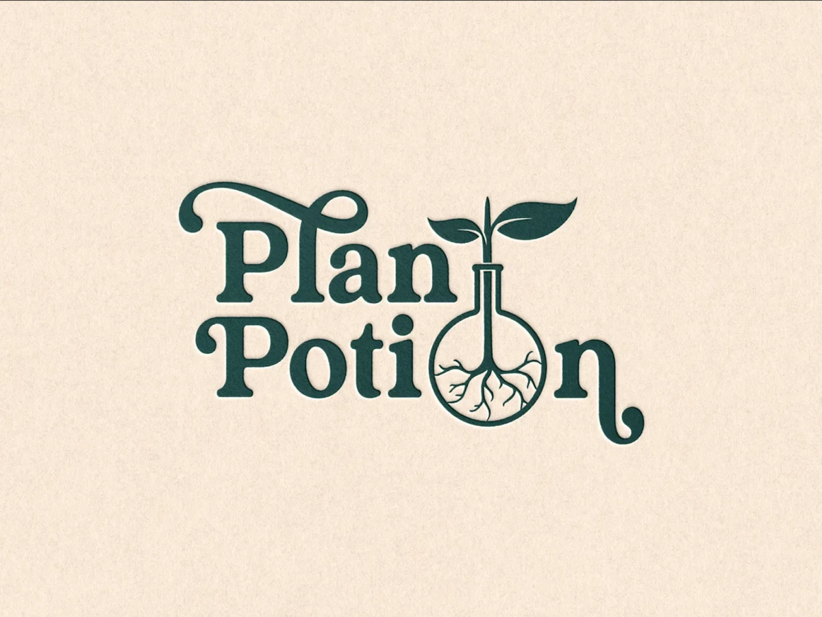 Plant Potion Logo Design