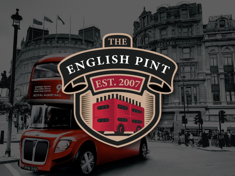 The English Pint's Logo Design