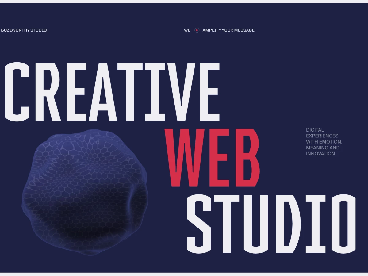 Buzzworthy Studio’s Website Design