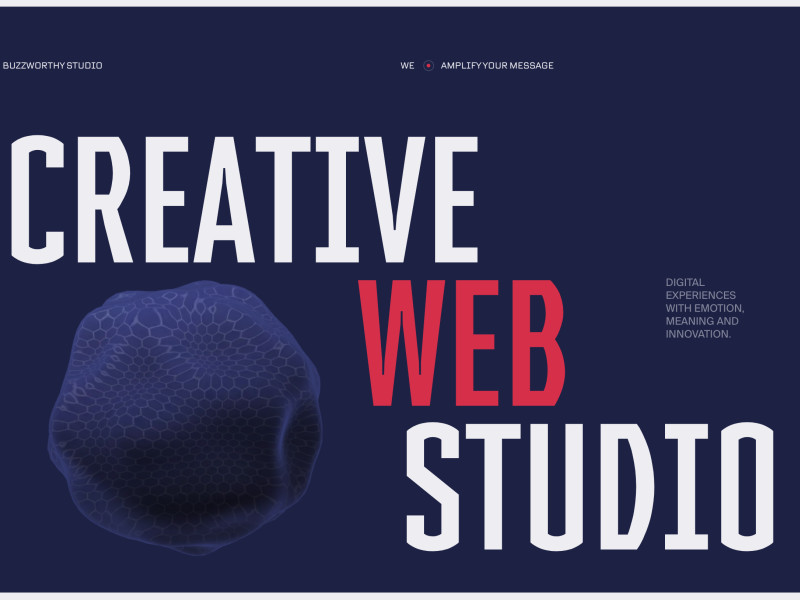 Buzzworthy Studio’s Website Design