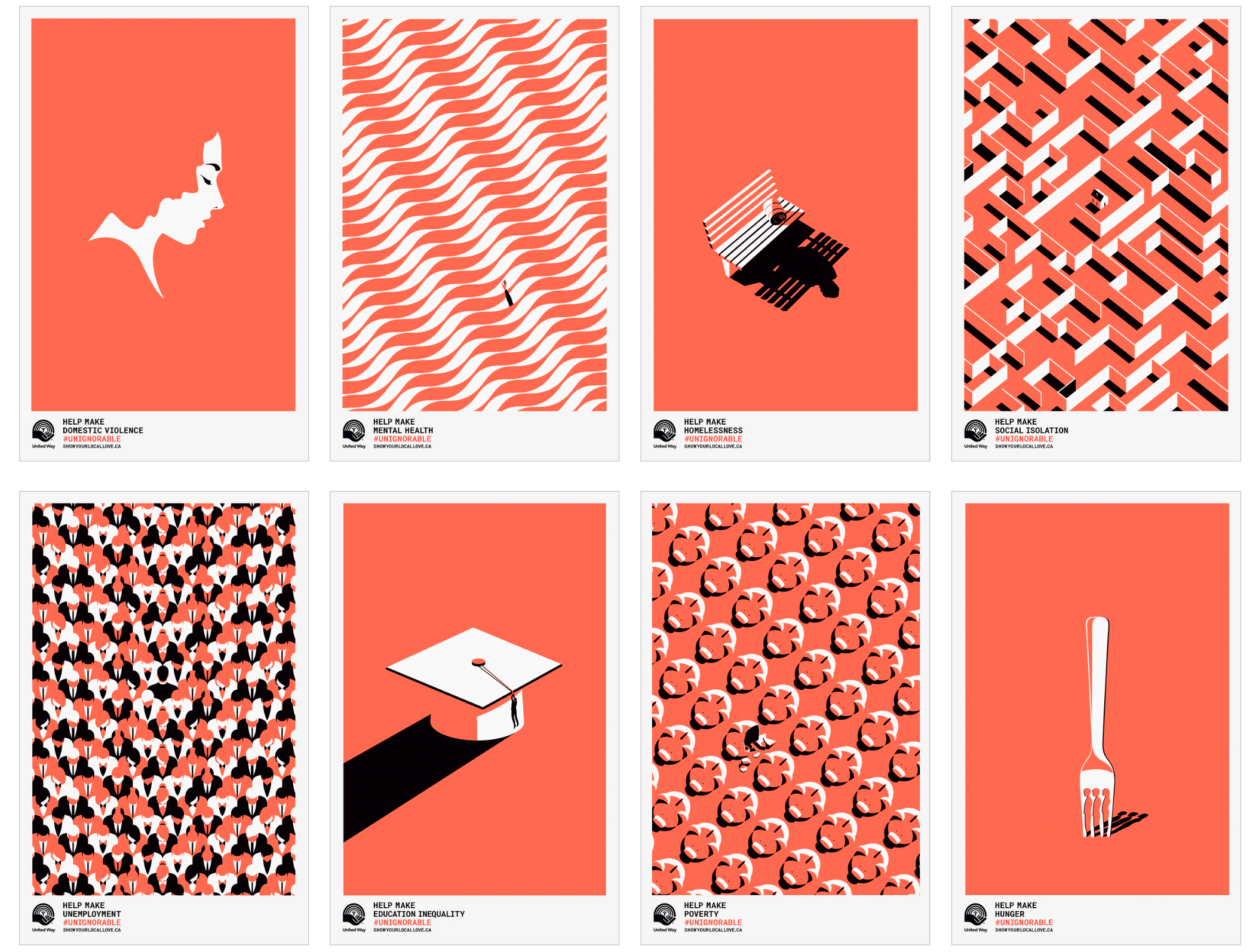 The United Way x Pantone Print Design