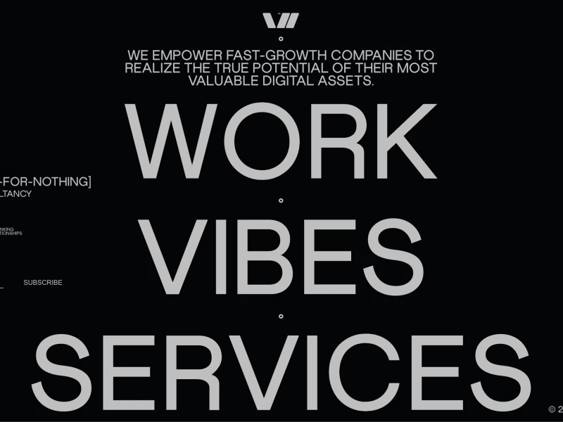 Wanted For Nothing Website Design