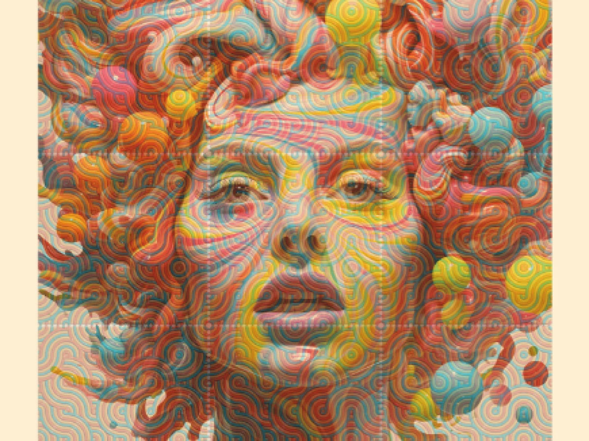 Spectrum of Consciousness Print Design Kaleidoscopic Colors