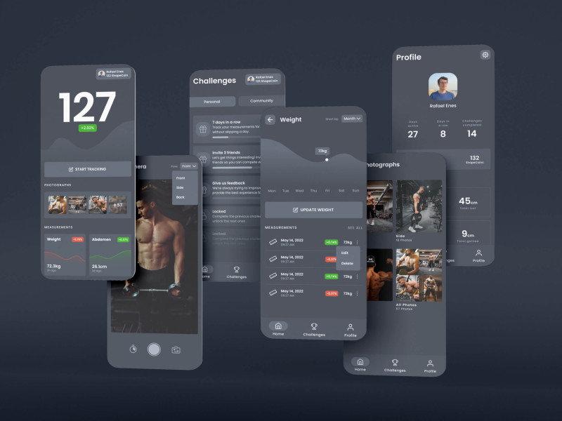 Shape route App Design