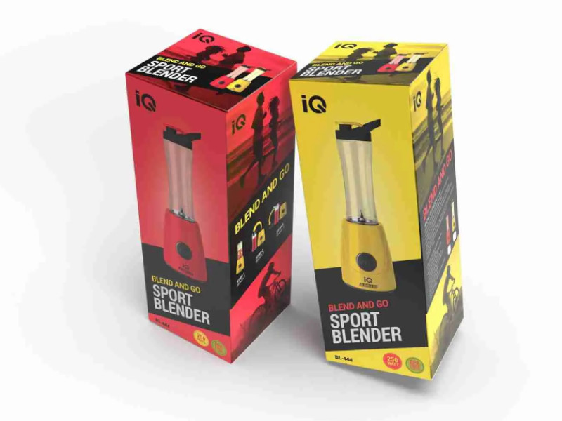 IQ Blend and Go Packaging Design