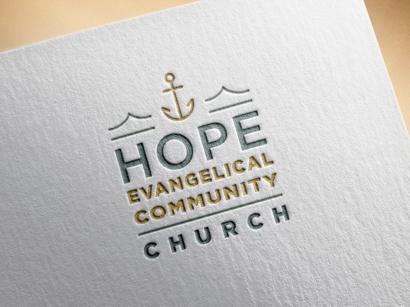 Hope Evangelical Community Church Logo Design