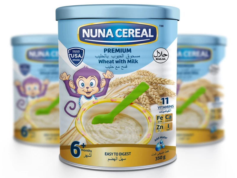 Nuna Cereal Packaging Design