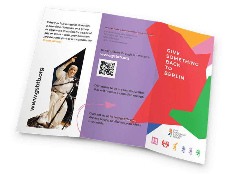 Give Something Back to Berlin Print Design