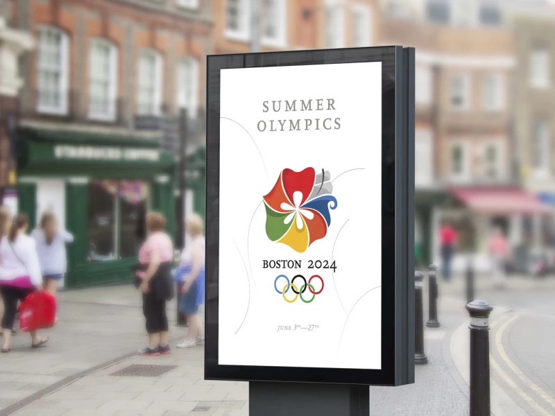 Boston 2024 Print Design
