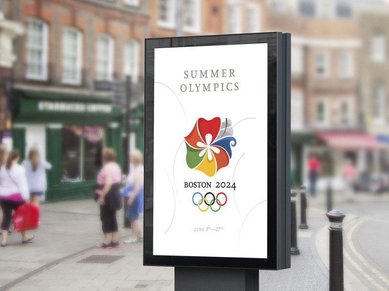 Boston 2024 Print Design