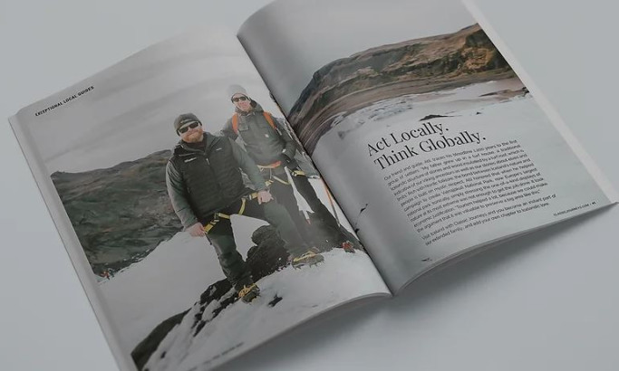 Classic Journeys Travel Catalog Print Design