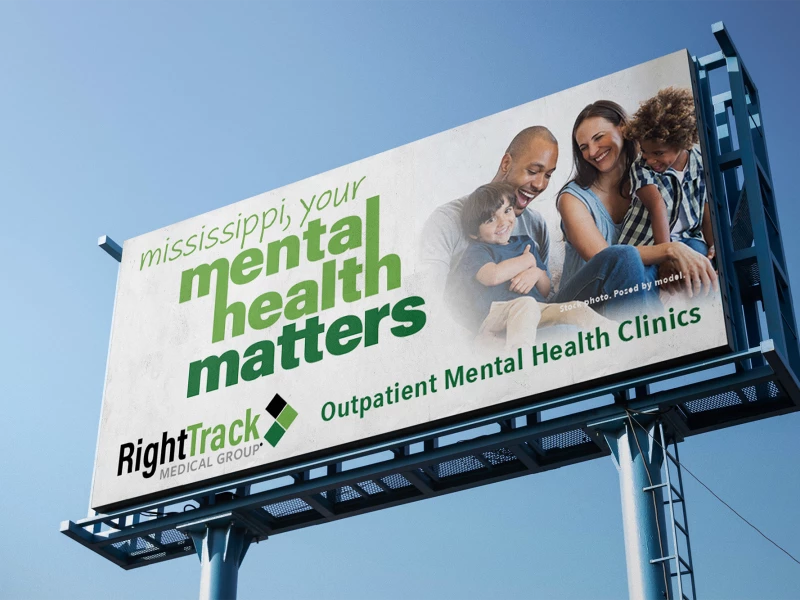 Right Track Medical Group Print Design