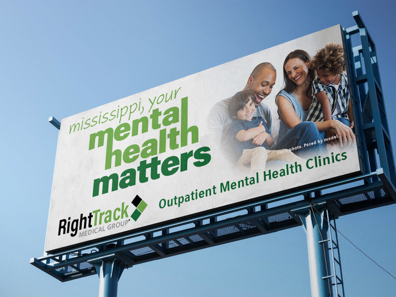 Right Track Medical Group Print Design