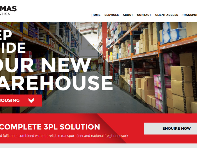 Thomas Logistics Web Design