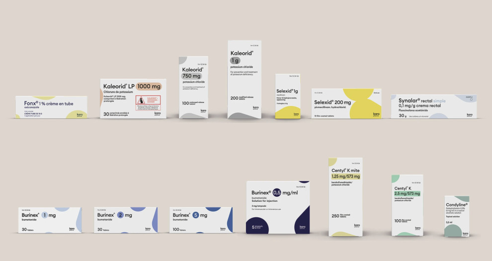 Karo Pharma Packaging Design