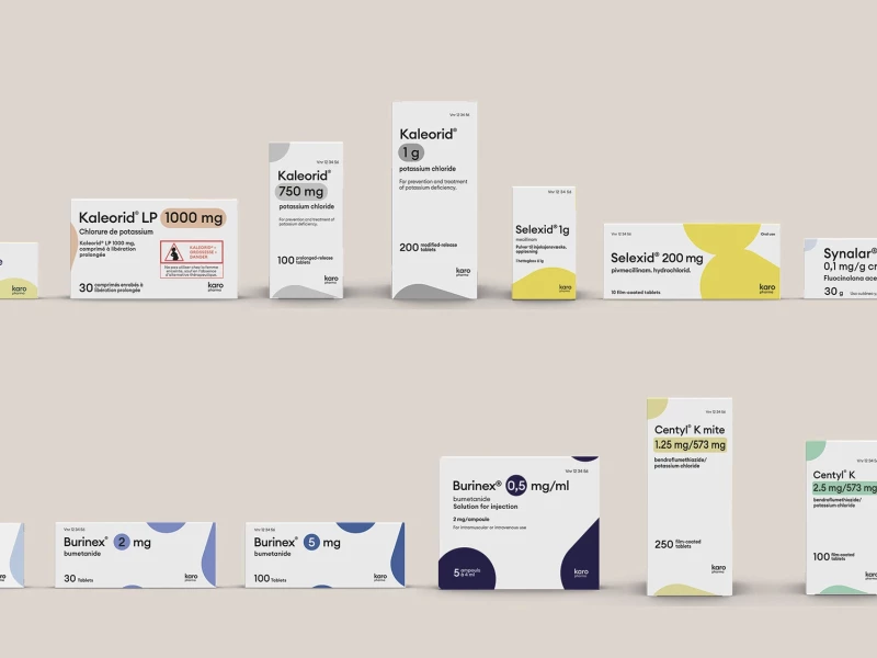 Karo Pharma Packaging Design