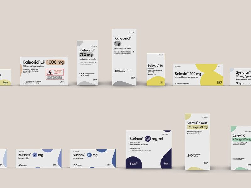 Karo Pharma Packaging Design