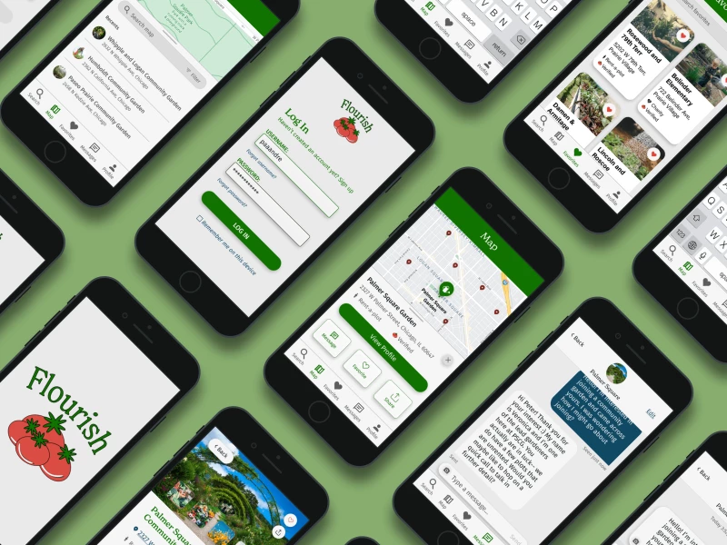 Flourish App Design