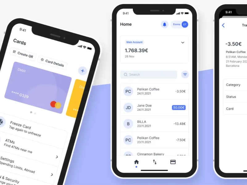 Online Banking App Design