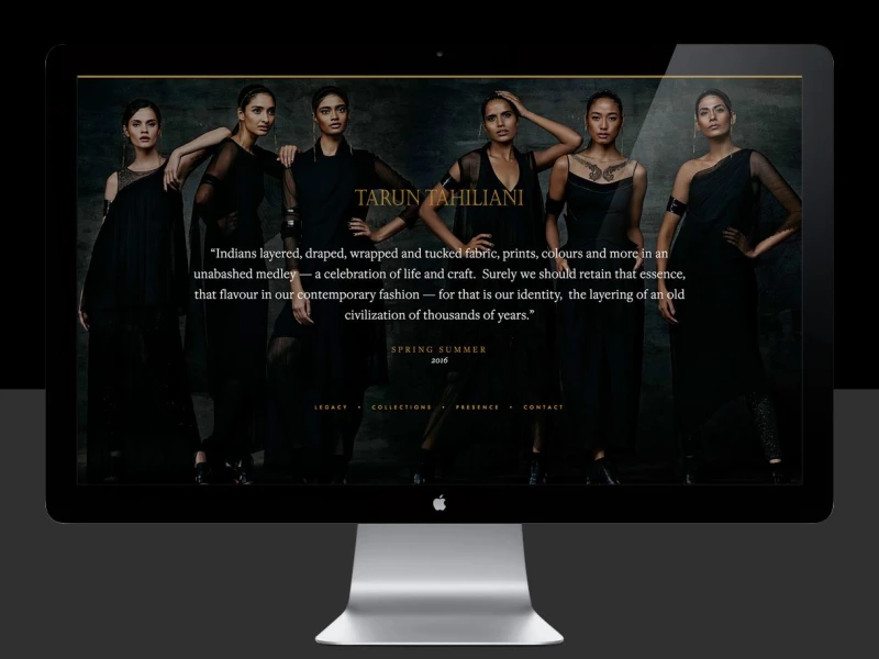 Tarun Tahiliani Web Design