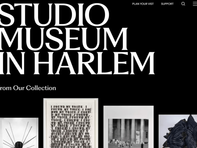 Studio Museum in Harlem Web Design