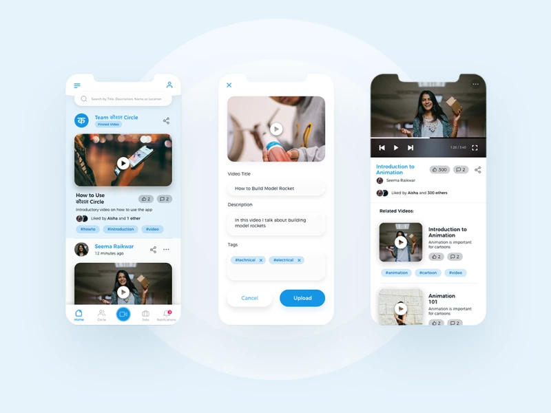 Kaushal Circle App Design